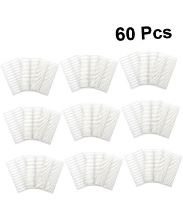 FRCOLOR 60 Sheets Invisible Double Eyelid Stickers Transparent Eyelid Tape Hooded Droopy Eyes Self-adhesive Sticker Traceless Eyelid Sticker Instant Lace Eye Patch Man White - Buy Online on GoSupps.com
