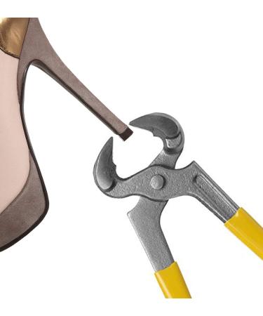 YEHAM Women's High Heel Shoe Replacement Tips Set with 6 Heel Pliers - 30 Pairs, 5 Sizes, 2 Pins - Black Tips - Buy Online on GoSupps.com