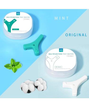 Y-Kelin Y-Shaped Aligner Chewies for Invisalign Trays Aligner Trays Seater- Teeth Chewies for Orthodontic (Green+White soft) - Buy Online on GoSupps.com