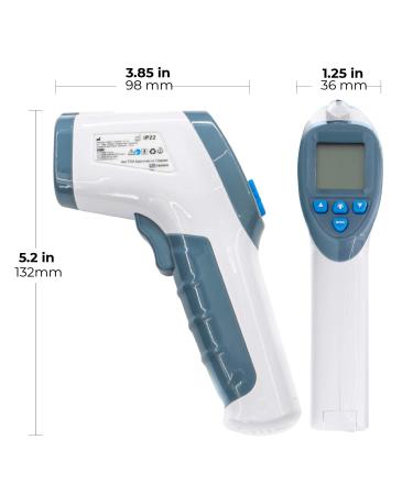 Aain A8837 Digital Non-Contact Forehead Thermometer - 10 pcs | Backlight LCD Screen with Date Memory | Baby & Adult Infrared Thermometer - Buy Online on GoSupps.com