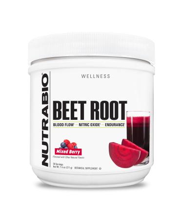 NutraBio Organic Beet Root Powder Superfood with Nitrates and Antioxidants - Supports Performance Circulation Blood Flow and Overall Health - Non-GMO Vegetarian 30 Servings