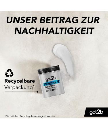 GOT2B Beach Matte Paste 100ml - Surfing Style Styling Paste for Textured Looks | Medium Hold | 6 Pack - Buy Online on GoSupps.com