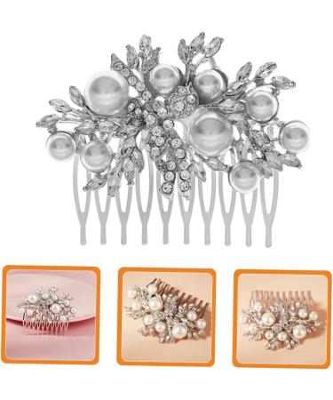 TOVINANNA Bridal Comb Bride Pearls Hair Comb Bridal Hair Comb Bridesmaid Hair Comb Bride Hair Comb Wedding Hair Accessory Rhinestone Hair Comb Wedding Hair Comb - Buy Online on GoSupps.com