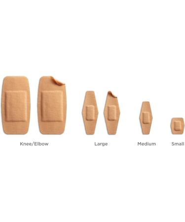 Nexcare DUO Bandages Flexible Fabric 100 count - Strong Hold for Summer Activities - Pain Free Removal - Assorted Sizes - Buy Online on GoSupps.com