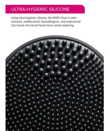 PMD Clean - Smart Face Cleaning Device | Waterproof SonicGlow Brush & Anti-Aging Massager | Lift Firm & Tone Skin - Black - Buy Online on GoSupps.com