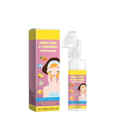 Acid Facial Cleanser - Gentle Exfoliating Dark Spot Fading Brightening Foam Wash For Deep Cleansing & Even Glowing Skin(3PCS)