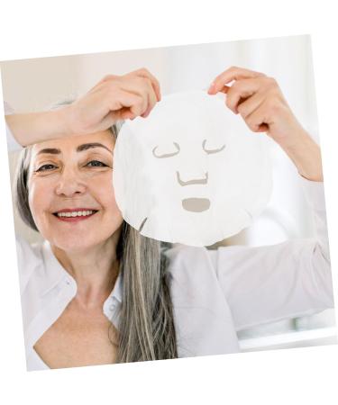 ULTECHNOVO 100pi ces Masque Compress Jetable Pour Soin Visage Domicile Masque Facial Papier Sec - Buy Online on GoSupps.com