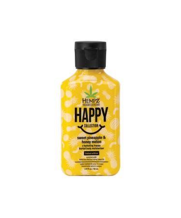Hempz Limited Edition Happy Hydrating Sweet Pineapple & Honey Melon Herbal Body Moisturizer, 2.25 oz. 2.25 Ounce