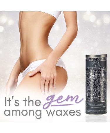 SATIN SMOOTH Luxury Gem Thin Film Hard Pebble Wax- Silver Tourmaline 23oz 652.03 g (Pack of 1) Silver Tourmaline - Buy Online on GoSupps.com