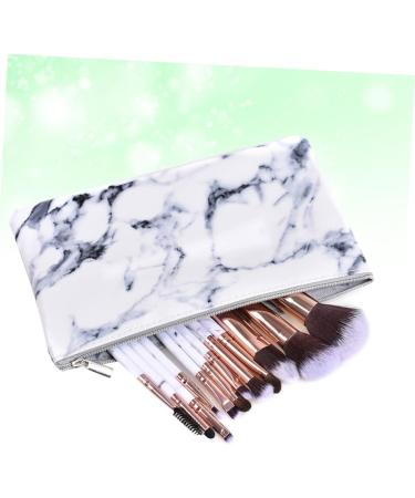 Baluue 12pcs Powder Marble Bristles Nylon Kit Brush Handle Makeup Cosmetics Synthetic - Buy Online on GoSupps.com