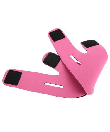 Dueevin Face Lift Bandage - Breathable Facial Lifting Belt & Slimming Mask for Double Chin Reduction | Anti-Fold & Comfortable Rose Red - Buy Online on GoSupps.com
