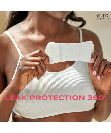 ROSE Ultra-Thin Organic Cotton Panty Liners - Fragrance-Free & Hypoallergenic (24 Count) - Buy Online on GoSupps.com