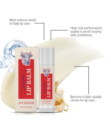 Beef Fat Plumping Lip Balm Softening Cuticles Non-greasy Moisturizing Care Lip Skin Moisturizing Lip Balm - Buy Online on GoSupps.com