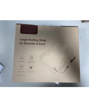 Electric Heating Cushion for Back Shoulder & Neck - 4 Temperature Levels 1.5 Hour Auto Shut-Off 60x85cm Warmers - Buy Online on GoSupps.com