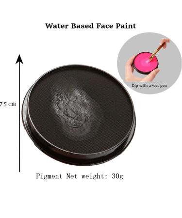 Karlor 30g Aqua Face Paint - Professional Water-Based Makeup for Adults & Kids | Ideal for Halloween Carnival & Cosplay (Brown 12#) - Buy Online on GoSupps.com
