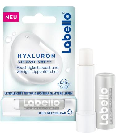 Beiersdorf Labello Hyaluron Lip Moisture Plus Lip Balm with ultralight texture lip balm with hyaluronic acid for soft lips 52 ml