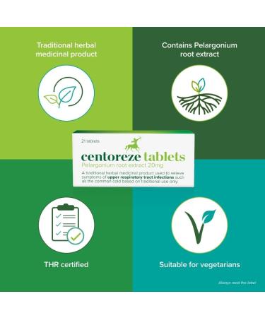 Centoreze Tablets - Natural Relief for Common Cold Symptoms - Buy Online on GoSupps.com