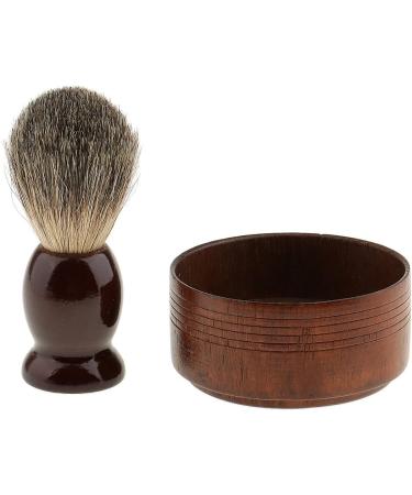 Gazechimp Shaving Set - Premium Shaving Accessories with Wood Bowl & Brush for Perfect Shaves - Buy Online on GoSupps.com