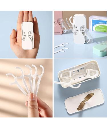Portable Dental Floss Donor Set - Refillable Travel-Friendly & Automatic Organizer for Families | 4-Piece Travel Tooth Care Kit - Buy Online on GoSupps.com