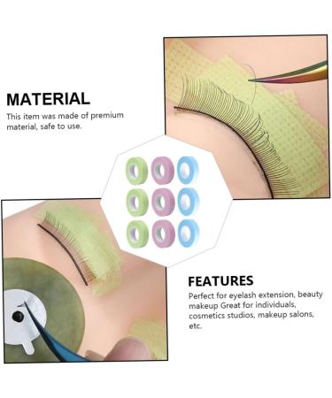 Buy NOLITOY 12 Rolls Lash Tape & Cup Holder - Eyelid Tape for Eyelash Grafting Medical Eye Patch & Hair Care - Non-Woven Fabric Grooming Tool - International Shipping - Buy Online on GoSupps.com