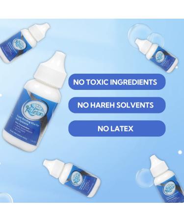 Invisible Lace Glue 1.3oz - Strong Hold Hair Adhesive for Wigs, Hairpieces, and Toupees - Buy Online on GoSupps.com