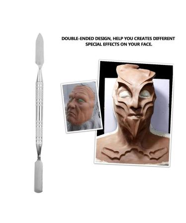 Modeling Scar Wax & Dual-Sided Stainless Steel Applicator - Special Effects Makeup Tool for Theater & Halloween Wound Scars - Buy Online on GoSupps.com