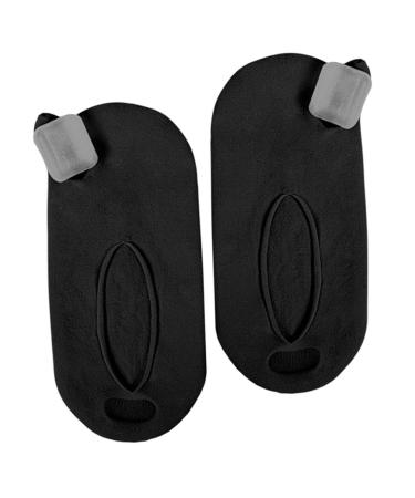 FOMIYES Mens Invisible Socks 1 Pair Separator Boat Socks Tools for Men Men's Socks Women Socks Stretcher Hallux Valgus Male Female Socks Men and Women Black Invisible Black 17.8x8cm