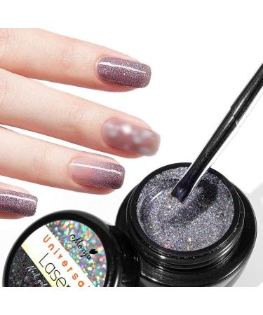 zalati Gel Nail Polish Glitter Gel UV Gel for DIY Nail Art Beauty Wire Drawing - Multicolor 5g Tiny Box Multi-colored - Buy Online on GoSupps.com