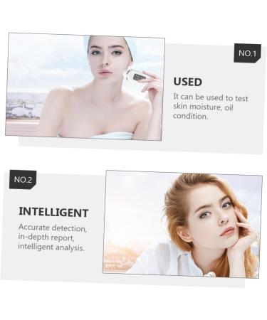 Mikikit 1 Set Skin Moisture Test Tester Skin Moisture Analyzer Face Test Pen Digital Facial Meter Facial Monitor Portable Monitors Skin Analyzer Skin Care Instrument Major White Abs - Buy Online on GoSupps.com