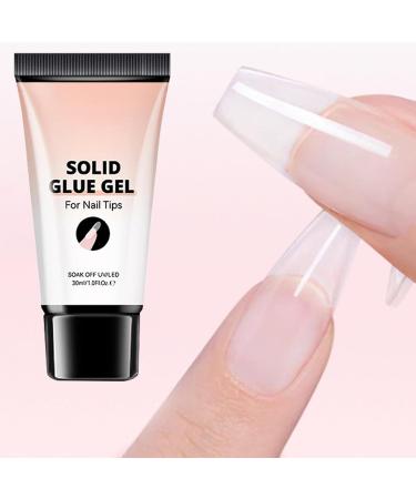 Solid Nail Gel - Strong Adhesion and 30ml Sculpting and Bonding Adhesive - Reinforced Residue-Free Bond for Home Manicures - Buy Online on GoSupps.com