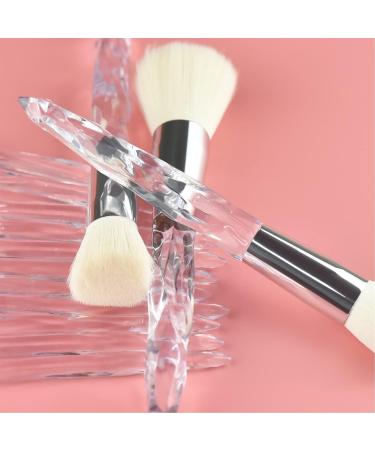 111 Transparent Diamonds Makeup Brushes Set | Premium Synthetic Eyeshadow & Face Blending Brushes for Women & Kids | Professional Quality Makeup Tools - Buy Online on GoSupps.com