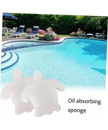 20 Pack Oil Absorbing Sponge Turtle Shaped Cleaning Sponge for Swimming Pool Hot tubs Oil Absorbing Sponge Pool Sponge Oil Absorber Hot Tub Accessories Floating Oil & Scum Absorber for Spa & Pool - Buy Online on GoSupps.com