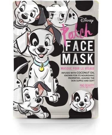 MAD BEAUTY DISNEY 101 Dalmatians Patch Face Masks Set Coconut Infused Sheet Masks Fights Dryness Cleanses Skin Softens Calms Anti-Aging - Buy Online on GoSupps.com