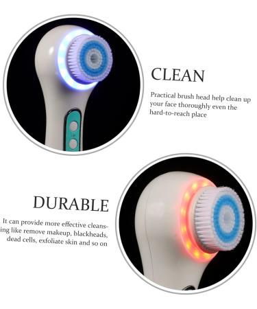 Housoutil 1 Set Facial Cleansing Brush Face Exfoliator Brush Home Facial Cleaner Face Washing Brush Makeup Remover Brush Electric Cleaner Usb Household Cleasing Milk Abs - Buy Online on GoSupps.com