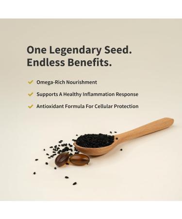 Snap Supplements Black Seed Oil Capsules 100% Cold Pressed Organic Nigella Sativa Supports Immune Health Detox Skin Hair Joints & Overall Wellness 90 Softgels - Buy Online on GoSupps.com