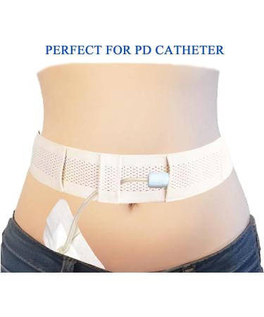 Peritoneal Dialysis Belt for Men & Women - Comfortable PD Catheter & Feeding Tube Holder - Beige Size S - Buy Online on GoSupps.com