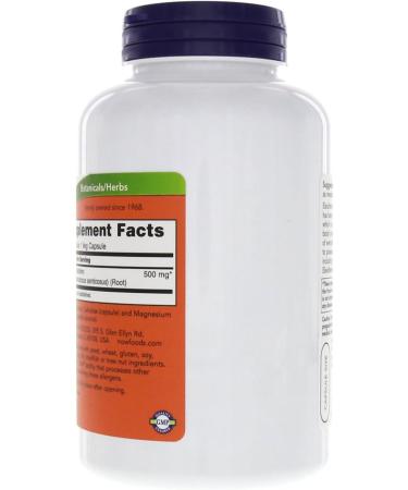 Now Foods Eleuthero 250 Capsules - Natural 500mg Energy Booster - Buy Online on GoSupps.com