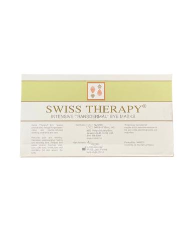 Swiss Therapy Reusable Eye Mask Cold Gel Pack (for Tired Puffy Eyes Wrinkles Post-Surgery) - 3 Masks Clear