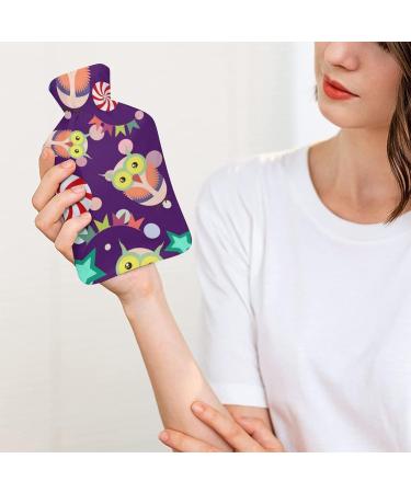 Star Owl Hot Water Bottle with Plush Cover - Warm Comfort for Adults & Kids | 26.5x15.3cm International Shipping - Buy Online on GoSupps.com