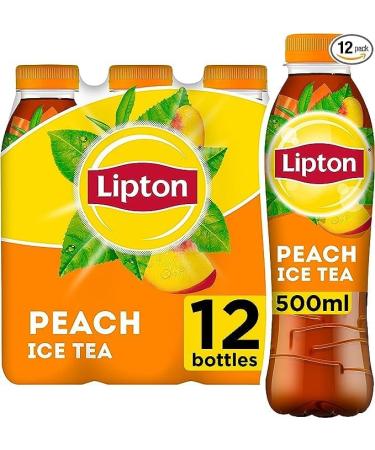 Lipton Lemon 500ml 12 pack & Lipton Peach 500ml 12 pack By shop4less - Buy Online on GoSupps.com