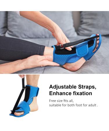 Plantar Fasciitis Night Splint - Adjustable Brace with Arch Support for Relief & Comfort | Orthotic Solution for Achilles Tendonitis & Drop Foot - Buy Online on GoSupps.com