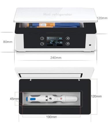 Portable Insulin Cooler Box - Constant Temperature Refrigerator for Medications Temperature 0-18 Degrees - Travel, Camping, Work - Buy Online on GoSupps.com