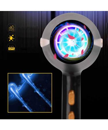 Salon Hair Dryer 2000W Travel Hair Dryer Professional Blow Dryer Negative Ionic Technology 2 Speed 3 Heat Setting AC Motor Lightweight Fast Dry Concentrator Low Noise for Salon and Home Use - Buy Online on GoSupps.com