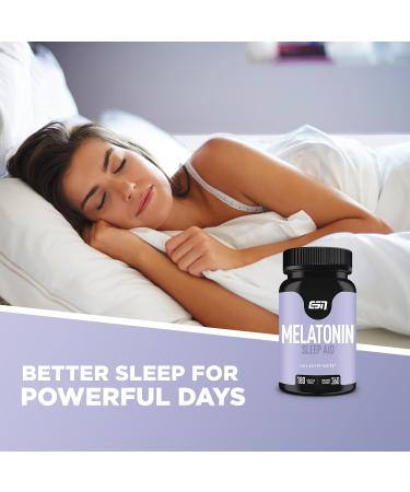 ESN Melatonin Sleep Aid - 180 Tablets for Better Sleep | International Shipping Available - Buy Online on GoSupps.com