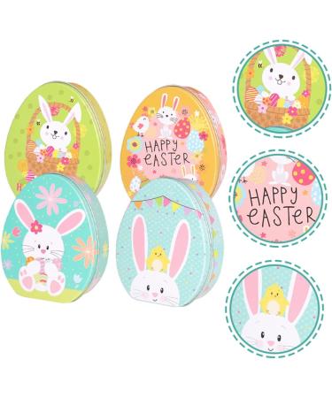 NUOBESTY 16 Pcs Easter Egg Candy Box Container Easter Eggs Empty Treat Boxes Party Favors Snack Child 11xc9cmx4pcs Assorted Colorx4pcs - Buy Online on GoSupps.com