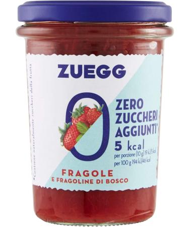 Italian Gourmet E.R. Zuegg Strawberries and Wild Strawberries Strawberry Jam Set of 4 No Added Sugar No Preservatives 220 g Jar + Gourmet Italian Tomato Pulp Box 400 g - Buy Online on GoSupps.com