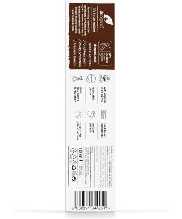 Dr. Organic Coconut Oil Whitening Toothpaste - 100ml | Natural Teeth Whitening & Fresh Breath | International Shipping Available - Buy Online on GoSupps.com