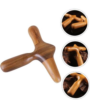 Beavorty Footprint Wood Massage Tools - 1 Piece Foot Massage Balls & Body Gua Sha for Relaxation - Thai Wood Handheld Massager - Buy Online on GoSupps.com