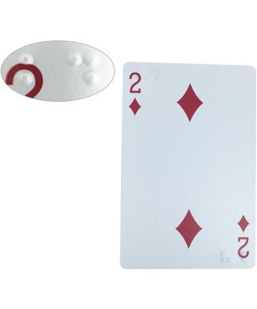 VISIONU Braille Playing Cards - Accessible Fun for Blind Players | International Shipping Available - Buy Online on GoSupps.com