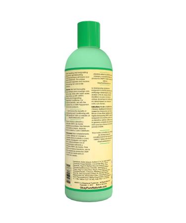 OKAY Peppermint Soothing & Invigorating Shampoo - 12oz / 355ml | Buy Internationally - Buy Online on GoSupps.com